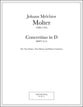 Concertino in D major, MWV 8.13 P.O.D. cover